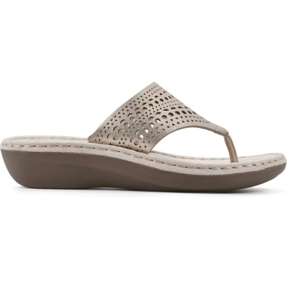 CLIFFS BY WHITE MOUNTAIN Women's Compact Wedge Sandal Size 9M - Picture 3 of 6